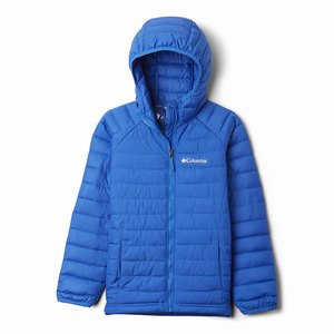 Columbia Powder Lite™ Hooded Jacka Flickor Blå (NGCVQ8756)